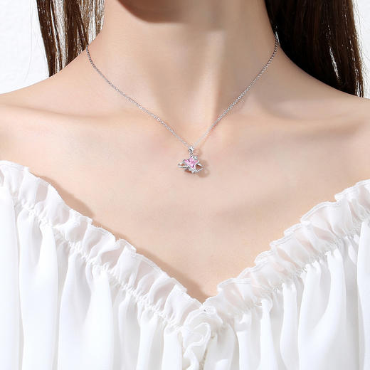 Winy925纯银星动一刻项链送女友闺蜜节日生日礼物 商品图3