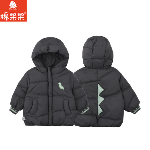 棉果果专柜同款冬季新品男童短款羽绒服M412102924542 商品图3