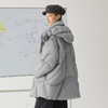 谜底中长款羽绒服女2024冬新品简约时尚宽松加厚鹅绒服244MY1643 商品缩略图2