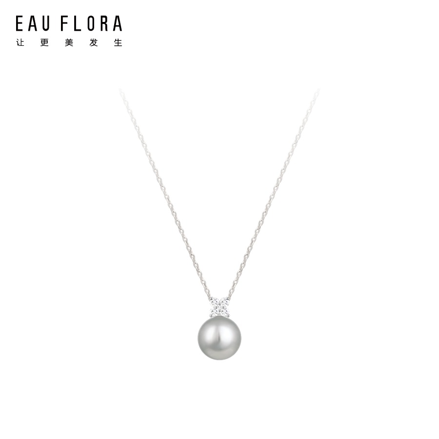 『皓月』戴妃款仿灰珍珠项链