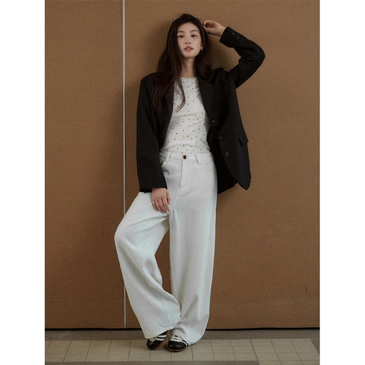 Even Vintage|经典百搭 秋季新款宽松茧型阔腿裤显瘦休闲裤牛仔裤 商品图2