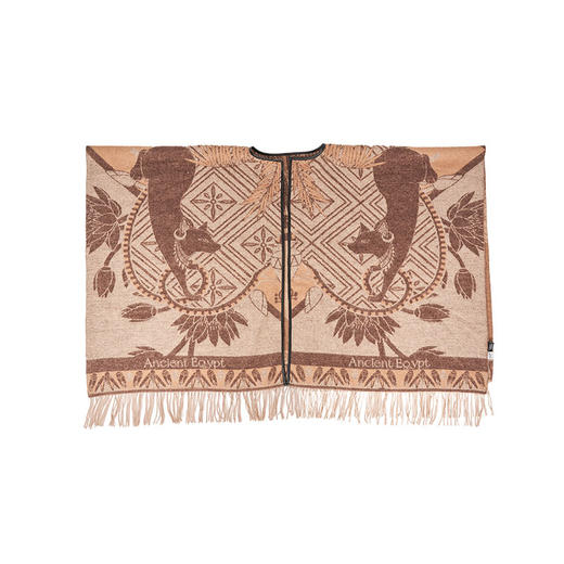 大英博物馆 盖亚·安德森猫系列 羊毛提花 斗篷披肩 围巾礼盒 商品图4