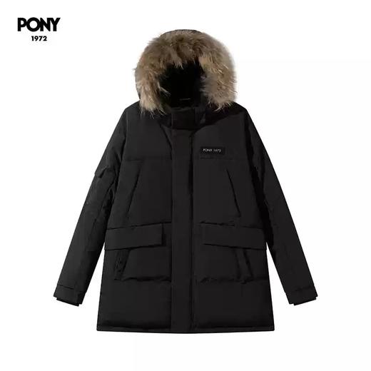 4.9折【自营】pony/波尼  1972秋冬新品女灰鸭绒防泼水耐磨保暖羽绒服 244W2OF38BK 商品图0