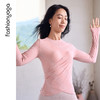凡圣瑜伽圆领抽褶收腰长袖F14362 商品缩略图10
