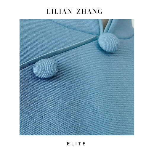 E定制—东方意蕴—中式老钱、新中式改良旗袍中长款连衣裙 2401200 商品图1