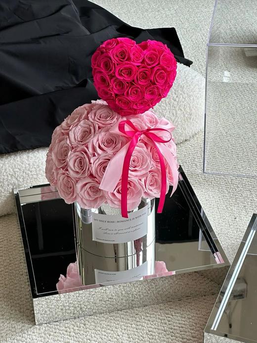 永生花爱心抱抱桶 商品图7