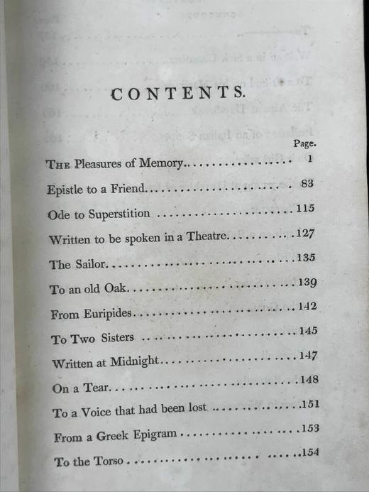 1812年 塞缪尔·罗杰斯诗集 数十幅木版画插图 全真皮精装36开 商品图4