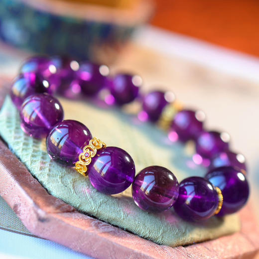 【宫里手串】紫水晶手串12mm  CR 商品图4