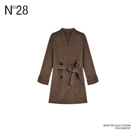 【破价】N°28【大女主进阶版】中长女款休闲毛呢外套气质时尚双面毛呢大衣8A52D735