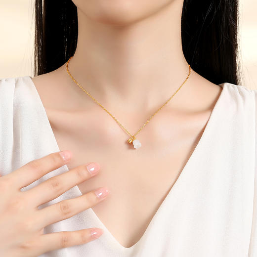 Winy925纯银铃兰心事项链送女友闺蜜节日生日礼物 商品图3