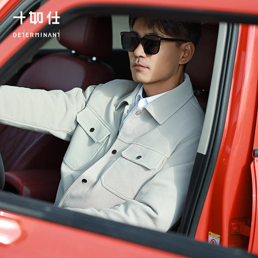 十如仕梭织华夫格弹力羽绒保暖夹克-OW08 商品图1