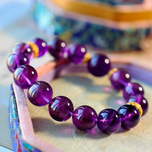 【宫里手串】紫水晶手串12mm  CR 商品图7