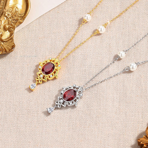 Winy925纯银蔷薇心事项链送女友闺蜜节日生日礼物 商品图2