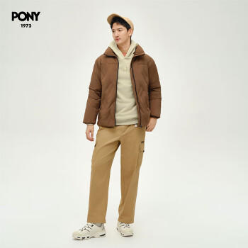 4.9折【自营】pony/波尼  波尼1972 24LIFE系列男时尚百搭舒适运动保暖羽绒服 244M2OF10BR 商品图2