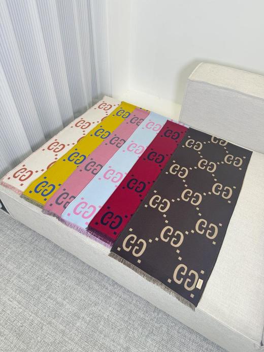 古驰羊毛提花*大G围巾（CB） 商品图14