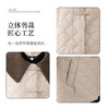 QYM YM-B98826-Y时尚皮外套夹棉保暖秋冬季女装娃娃领薄款棉衣单排扣休闲外套 商品缩略图3