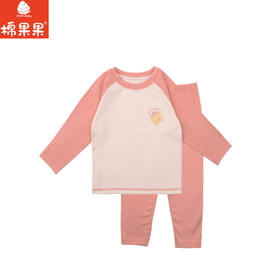 棉果果专柜同款冬季新品女童暖姜套头套装M421302424809