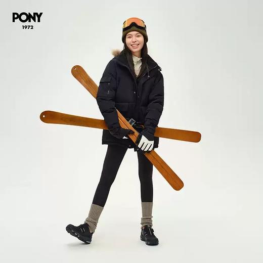 4.9折【自营】pony/波尼  1972秋冬新品女灰鸭绒防泼水耐磨保暖羽绒服 244W2OF38BK 商品图2