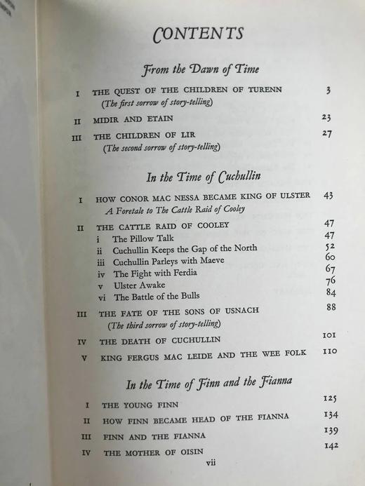 1960年 爱尔兰萨迦与民间故事集 数十幅插图 精装大32开 商品图5