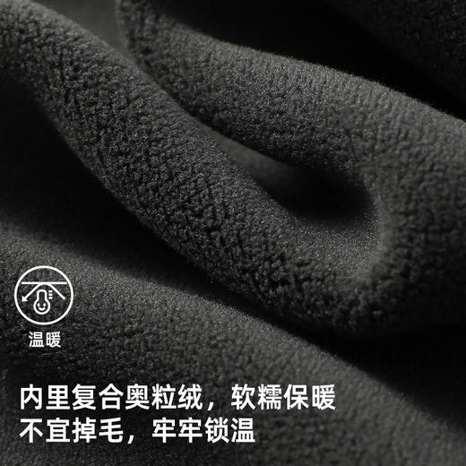 【潮酷百搭款 内里复合奥粒绒】儿童复古印花加绒连帽卫衣PDWY2303 商品图4