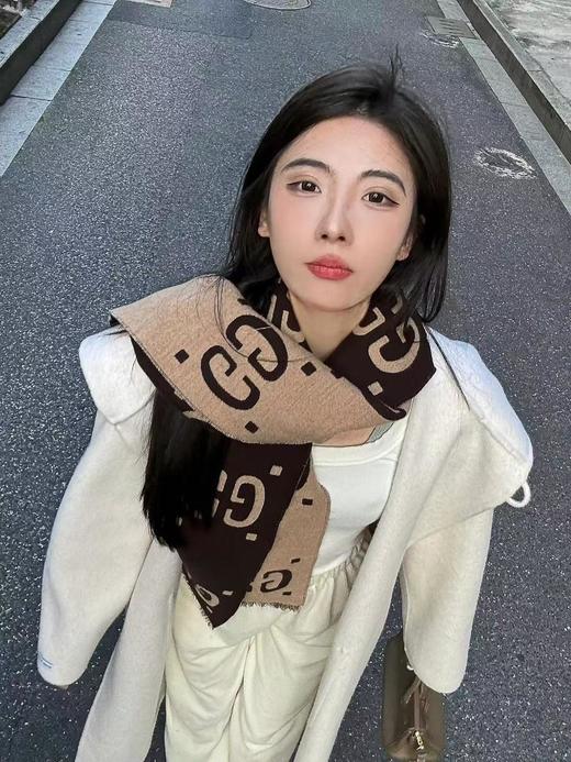 古驰羊毛提花*大G围巾（CB） 商品图3