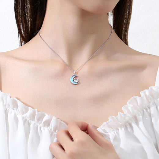 Winy925纯银遇见小鹿项链送女友闺蜜节日生日礼物 商品图3