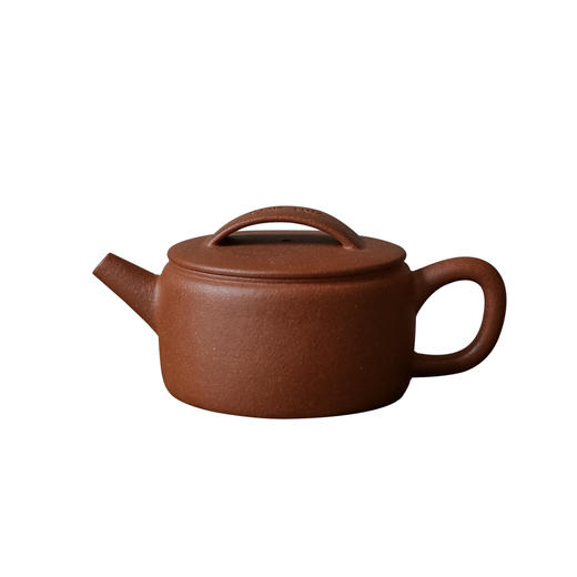茶香记 九谷造物 红降坡汉瓦紫砂壶 大气儒雅 身型工整 经典壶型 砂质感强 功夫茶具 茶壶 商品图4