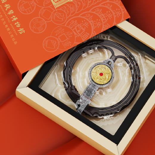 《时来运转》财富挂件 可佩戴 形似钥匙 寓意开启财富幸福之门 带颈绳 挂绳 商品图8