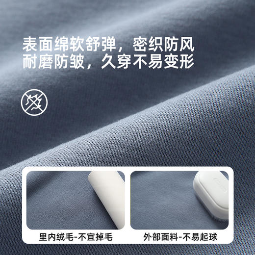 【软而不塌 利落有型】趣味印花加绒卫衣PQWY2322 商品图4