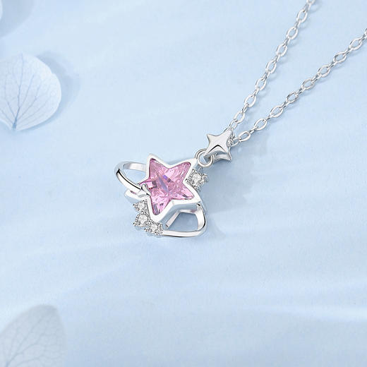 Winy925纯银星动一刻项链送女友闺蜜节日生日礼物 商品图2