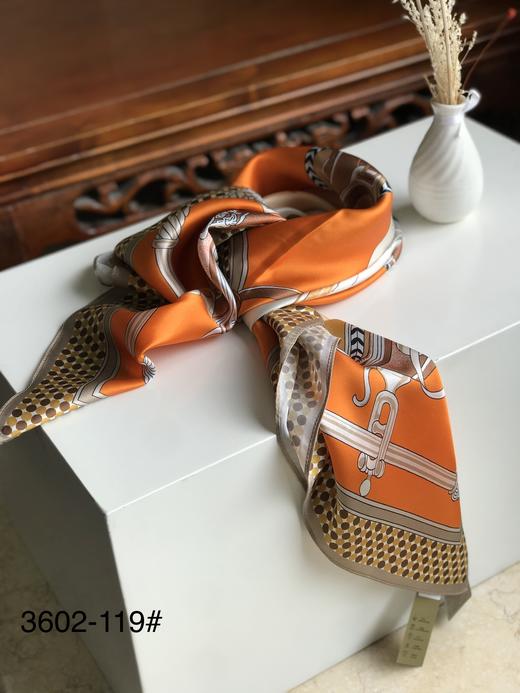 优品堂【花魁方巾】桑蚕丝90x90方巾 商品图1