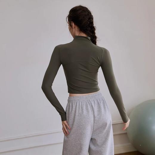 跃牌【周游世界系列】运动外套高弹透气长袖瑜伽服女TP0789 商品图3