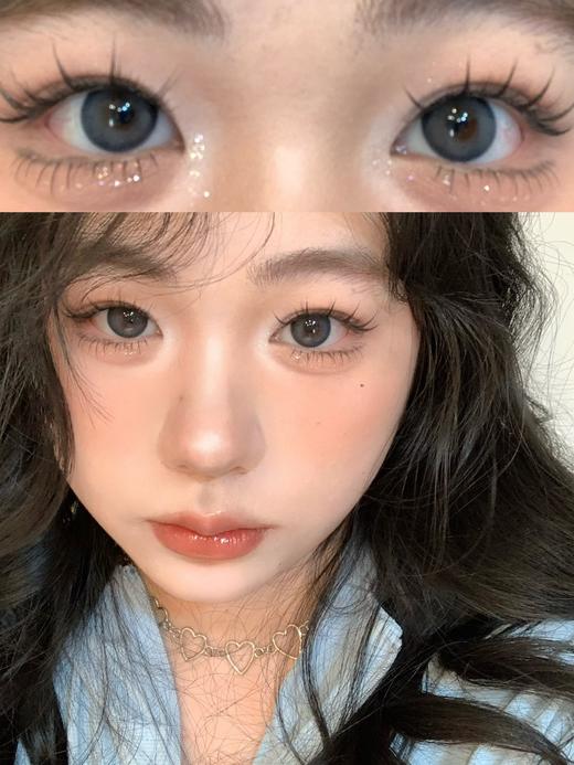 puffgirl 日抛 冰栗子 棕/蓝胖子 14.5mm 日抛无售后！！ 商品图1