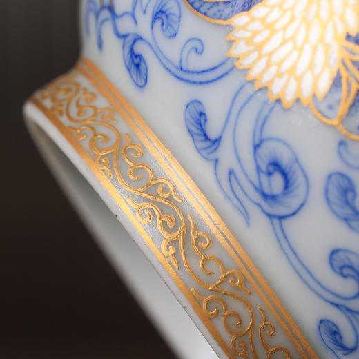 一儒堂西番莲堆金小撇口杯 商品图6