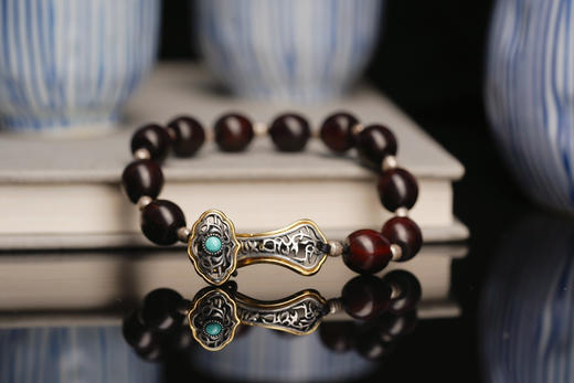 月历银｜小叶紫檀银如意 商品图2