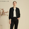 VIVIAN LIU薇薇安刘R2457310秋女装新款前开拉链长袖短款针织外套 商品缩略图0