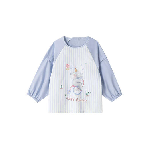 英氏婴儿罩衣宝宝三防吃饭围兜长袖男宝女宝2024新款YMGFJ0Q677A YMGFJ0Q678A 商品图4