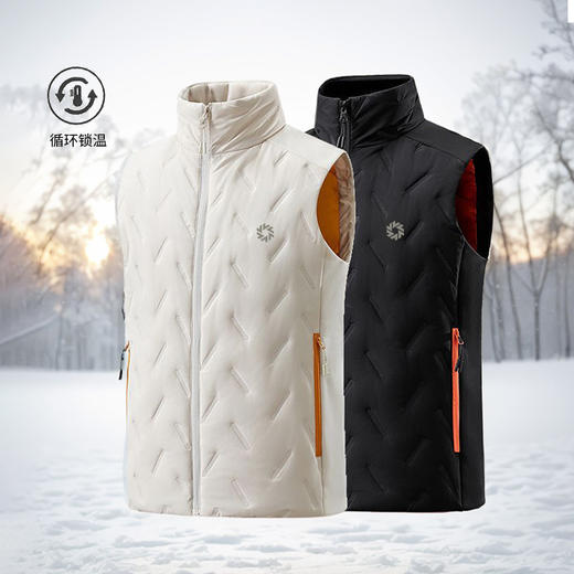 【特价79元】积能 秋冬款保暖跑步运动棉马甲运动休闲情侣款男女运动外套 商品图9