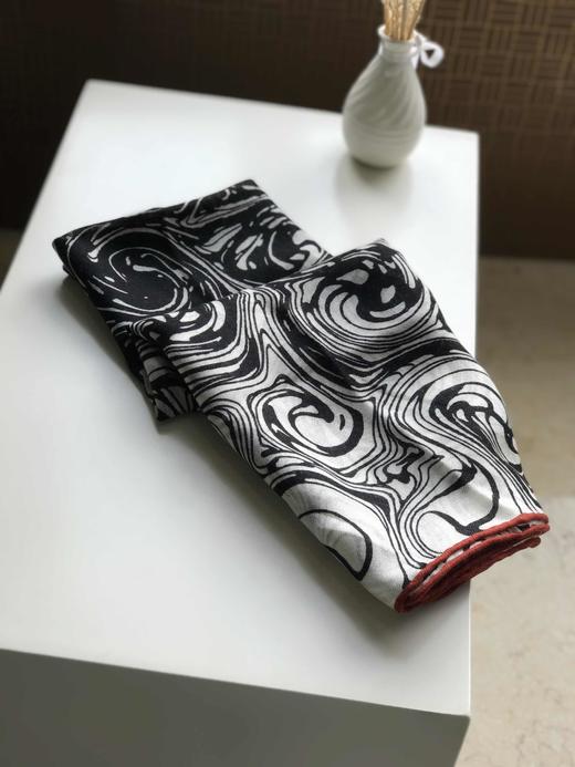 优品堂【素时锦年2】100x100精品绵羊毛方巾 商品图5