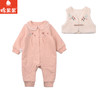 棉果果专柜同款冬季新品女童两件套夹棉连体衣M422722824603 商品缩略图3