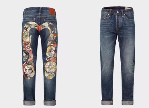 EVISU 男 牛仔裤 2ESHTM4JE103217INDM 商品图0