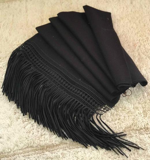 优品堂【流连翩翩】羊毛🐑围巾披肩两用 商品图5