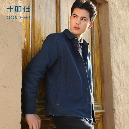 十如仕纯棉环保牛仔夹克衬衫外套-CS18-02 商品图2