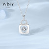 Winy925纯银心动cp锁项链送女友闺蜜节日生日礼物 商品缩略图0