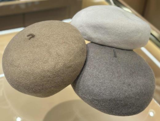 优品堂【蕾羽】羊毛可调节大小贝蕾帽 商品图6