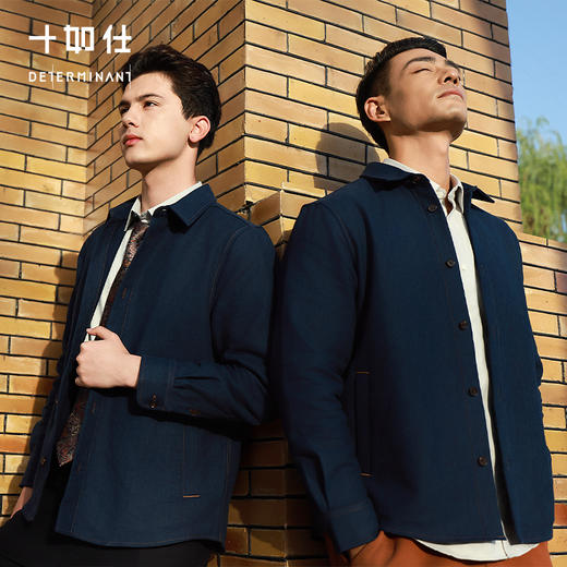 十如仕纯棉环保牛仔夹克衬衫外套-CS18-02 商品图1