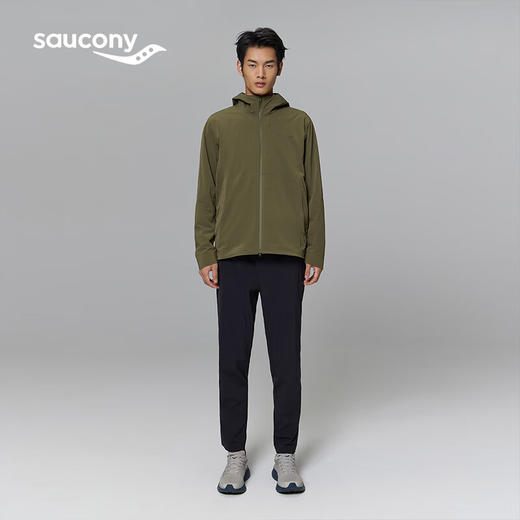 Saucony索康尼 男款休闲运动跑步梭织运动连帽外套 商品图4