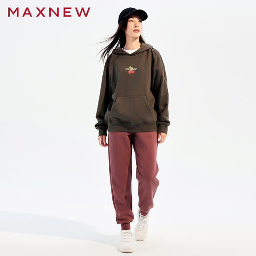 【卫衣】廓形印花连帽卫衣1N4222406 商品图4