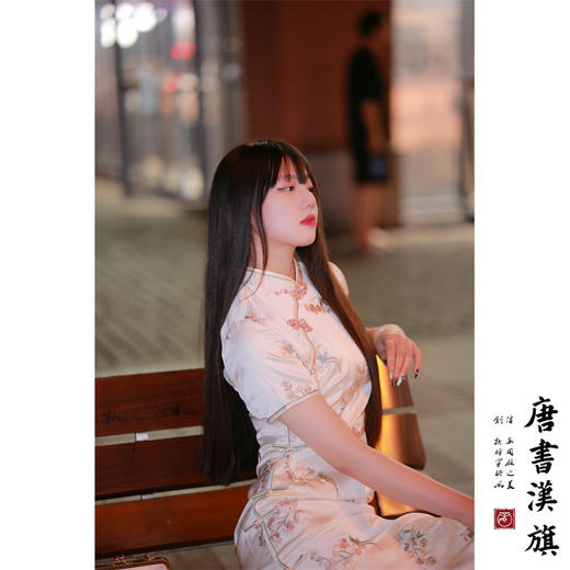 【梨霜】双面缎提花半手工改良旗袍优雅高端新中式 商品图3