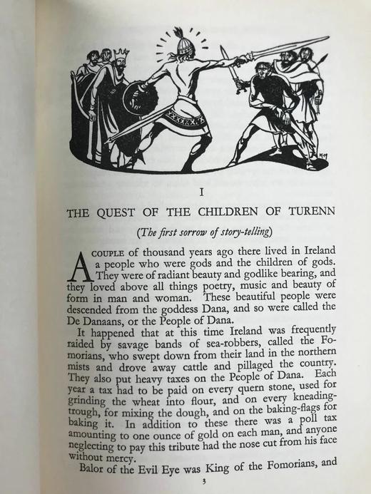 1960年 爱尔兰萨迦与民间故事集 数十幅插图 精装大32开 商品图14